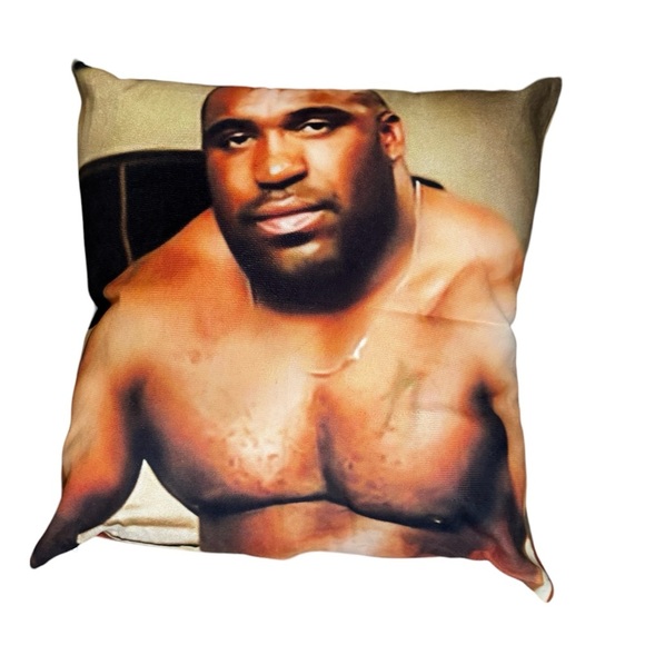 BARRY WOOD MEME Decorative 2 Sided Pillow Removable Cover Black Man Pandemic - Picture 1 of 9